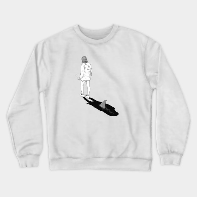 Anxious Crewneck Sweatshirt by Elesq